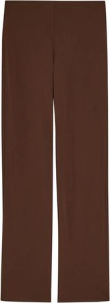 Reformation straight-leg trousers - women - Acetate/Polyester - S - Brown