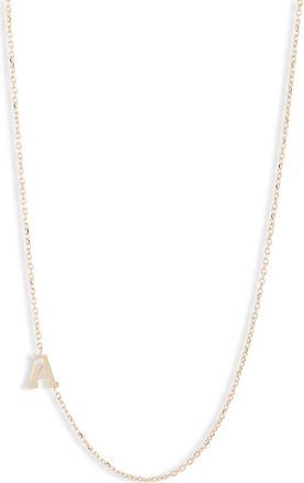 Anzie Diamond Initial Necklace at Nordstrom, Size 16 In