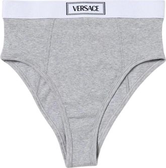 Versace Dames, Ondergoed, Grijs, Maat: XL Katoen