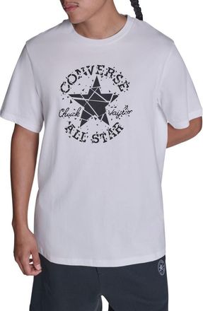 Converse Broken Glass T-Shirt in White 10A at Nordstrom, Size X-Large
