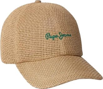 Pepe Jeans London Gorra Efecto Rafia - Accessories - Mujer - Beige - ONE SIZE
