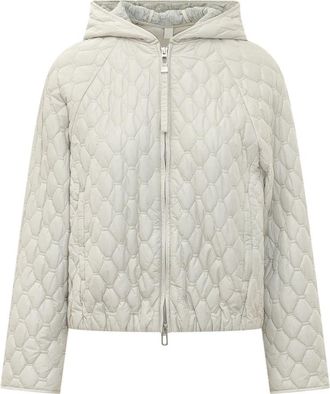 Duno Fannyoerda 025 Giacca Trapuntata - Dames - Winterjassen - Wit - S - Leer - Jassen