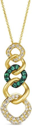 Le Vian Costa Smeralda Emeralds 14K 0.65 Ct. Tw. Diamond & Emerald Pendant