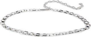 Steve Madden Chain Belt in Nickle at Nordstrom Rack, Size Large/x-Large