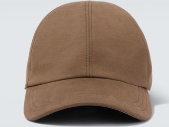 The Row Cappello da baseball Caspian in misto cotone