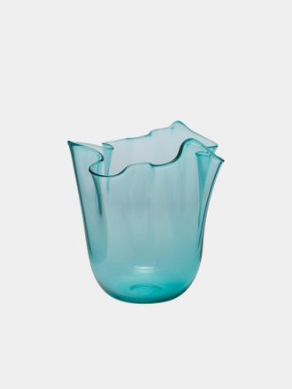 VENINI Fazzoletto Hand-Blown Murano Glass Vase (5.5in/13.5cm)