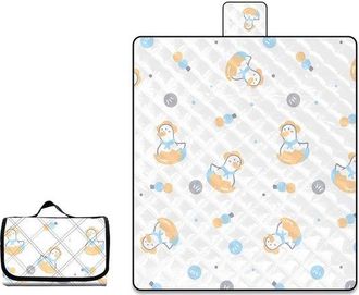OEM Alfombra De Picnic, Talla 3xl, 200200 Cm, Manta De Picnic Impermeable, Alfombra Resistente A La Humedad, Alfombra Multifuncional Plegable