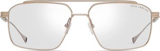 Dita Eyewear Lancier Lsa-134 Eyeglasses - Heren - Brillen - Geel - 58 MM - Accessoires