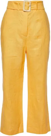 Nanushka pre-owned linen trousers - Orange