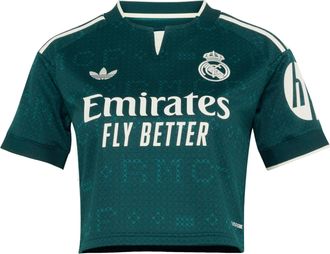 adidas (WMNS) adidas x Real Madrid FC 26/27 Away Cropped Jersey Asia SIzing Aurora Ivy KC4238