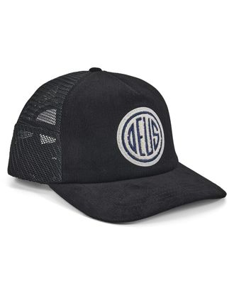 Deus Ex Machina Mens Pill Cord Trucker Cap, Black, One Size