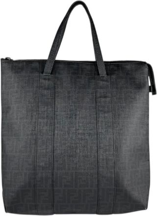 Fendi Black Pvc Shoulder Bag (Pre-Owned)