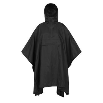 Mountain Warehouse Dames/Dames Pakka Waterdichte Poncho (Zwart)