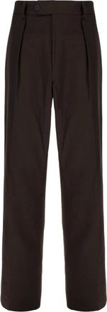 HUGO BOSS Katoenen broek - Heren - Broeken - Bruin - Maat: L Katoen