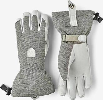 Hestra Skihandschuhe aus Stoff und Leder Patrol Gauntlet