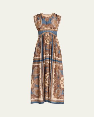 Zimmermann Mahon Waisted Maxi Dress