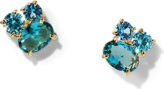 Nadri Stellar Cluster Stud Earrings in Gold/Multi at Nordstrom