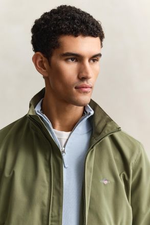 GANT Blouson GANT LIGHTWEIGHT HAMPSHIRE, Herren, Gr. XXL, dry herb gr&uuml;n, Web, Obermaterial: 83% Polyester, 17% Baumwolle, unifarben, regular fit normal, Ru