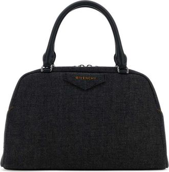 Givenchy Dark Blue Denim Antigona East West Handbag