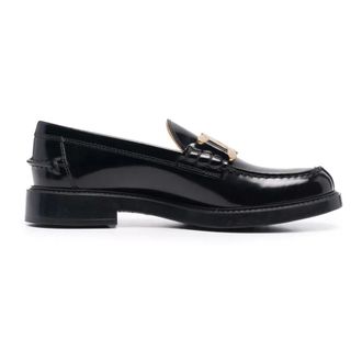 Tod's Kate Loafers - Dames - Schoenen - Zwart - Maat: 40 EU Leer