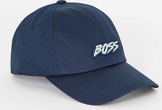 HUGO BOSS Graphic Logo Cotton Twill Cap