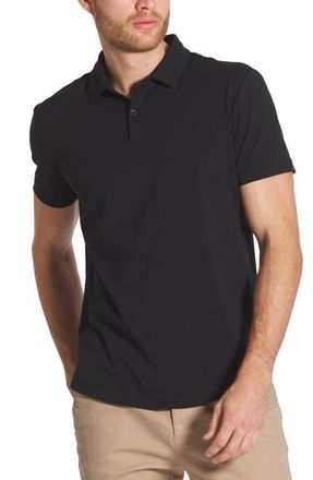 Cuts Trim Fit Cotton Blend Polo in Black at Nordstrom, Size Medium