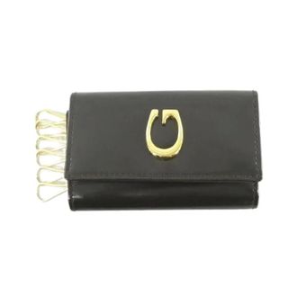 Gucci Pre-owned Accessories, female, Brown, Size: ONE SIZE Pre-owned Leather Key Case
