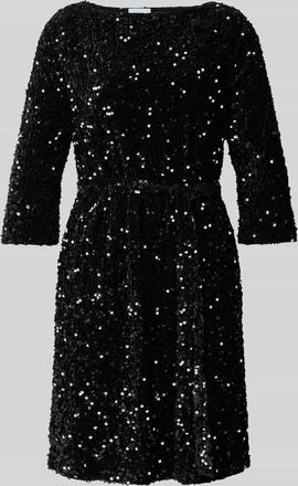 Vila Minikleid mit Paillettenbesatz Modell FAITH in Black, Größe XS
