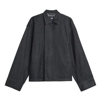 Yohji Yamamoto Denim Blouson-jack - Heren - Jassen - Zwart - Maat: XS Denim