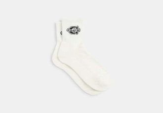 Coach Soho Quarter Crew Socks