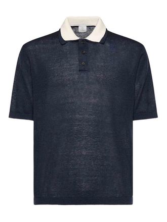 Eleventy Linen Blend Polo