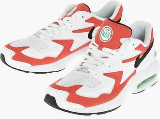 Nike faux leather and fabric AIR MAX2 LIGHT sneakers size 39