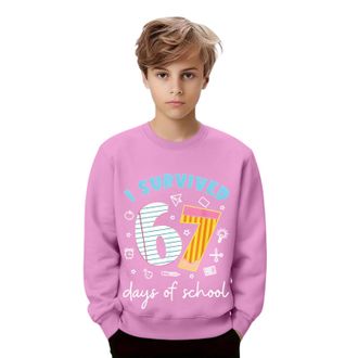 Generic Boys Girls 67 Meme Sweatshirt 6 7 Number for Kids Six Seven Meme Shirt Funny Mean Guy Christmas Sweatshirt 67 Meme Jumper Internet Joke Xmas Gift (Pin