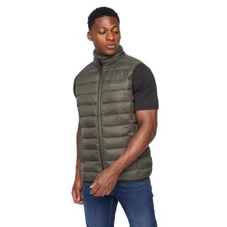 Crosshatch Heren Gattering Gequilte Gilet (Olijf Camo)