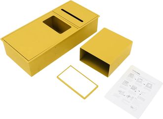 OEM Papelera, Acero Inoxidable, Dise&ntilde;o Que Ahorra Espacio, Color Dorado