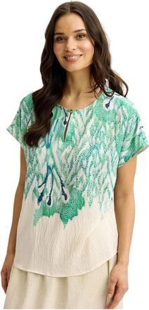 In Front Blouses Shirts - Dames - Blouses - Groen - XL - Overhemden