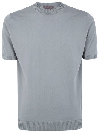 FILIPPO DE LAURENTIIS Short Sleeves Round Neck Sweater