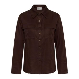 MY ESSENTIAL WARDROBE Blouses & Hemden - Dames - Blouses & Shirts - Bruin - Maat: S