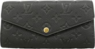 Louis Vuitton Noir Long Wallet (Bi-Fold) (Pre-Owned)