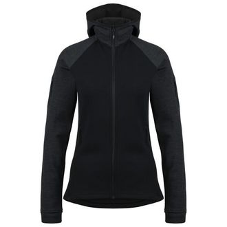 Stoic MerinoFleece335 KuolpaSt. Zip Hoody Fleecejacke f&uuml;r Damen | schwarz