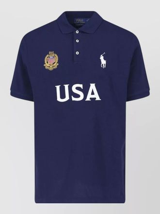 Polo Ralph Lauren short sleeve shirt featuring polo collar