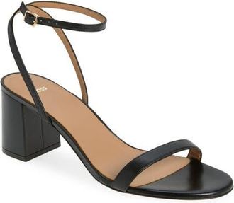 BOSS Cristas Ankle Strap Sandal in Black at Nordstrom, Size 10