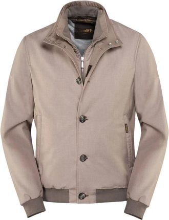 Moorer Stijlvolle Jas voor Mannen - Heren - Winterjassen - Beige - M - Jassen