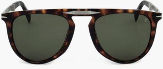David Beckham Tortoiseshell Pantos Sunglasses with Straight Bridge size Unica