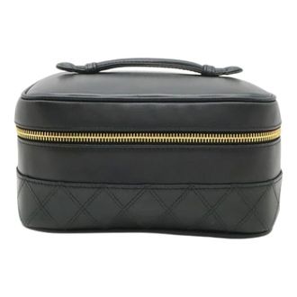 Chanel Pre-owned Handbags, female, Black, Size: ONE SIZE Pre-owned Vintage Handbag