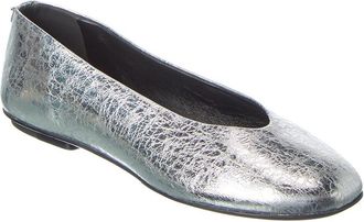 Sergio Rossi Arc Leather Flat