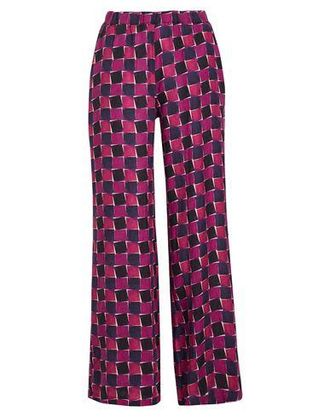 8 by YOOX PRINTED LINEN PULL-ON PANTS