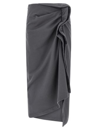 Dries Van Noten Grey Hanam Skirt