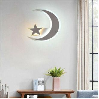 Trade Shop Trade Shop Traesio - Trade Shop - Lampada Por Parete Led Luna Y Stella Applique 11 Watt Luce Room E47-cf
