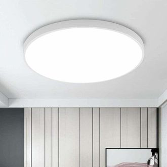 OEM L&aacute;mpara De Techo Led Redonda De 30 W, Resistente Al Agua Ip54 - Luz Blanca Fr&iacute;a De 6500 K Para Ba&ntilde;o, Dormitorio O Sala De Estar